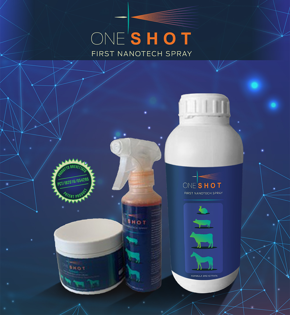 One Shot - first nanotech spray - Prodotti per Mascalcia Bovina